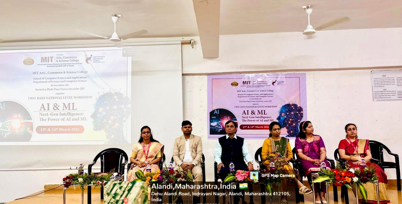 National-level AI & ML Workshop at MIT Arts, Commerce & Science College, Pune